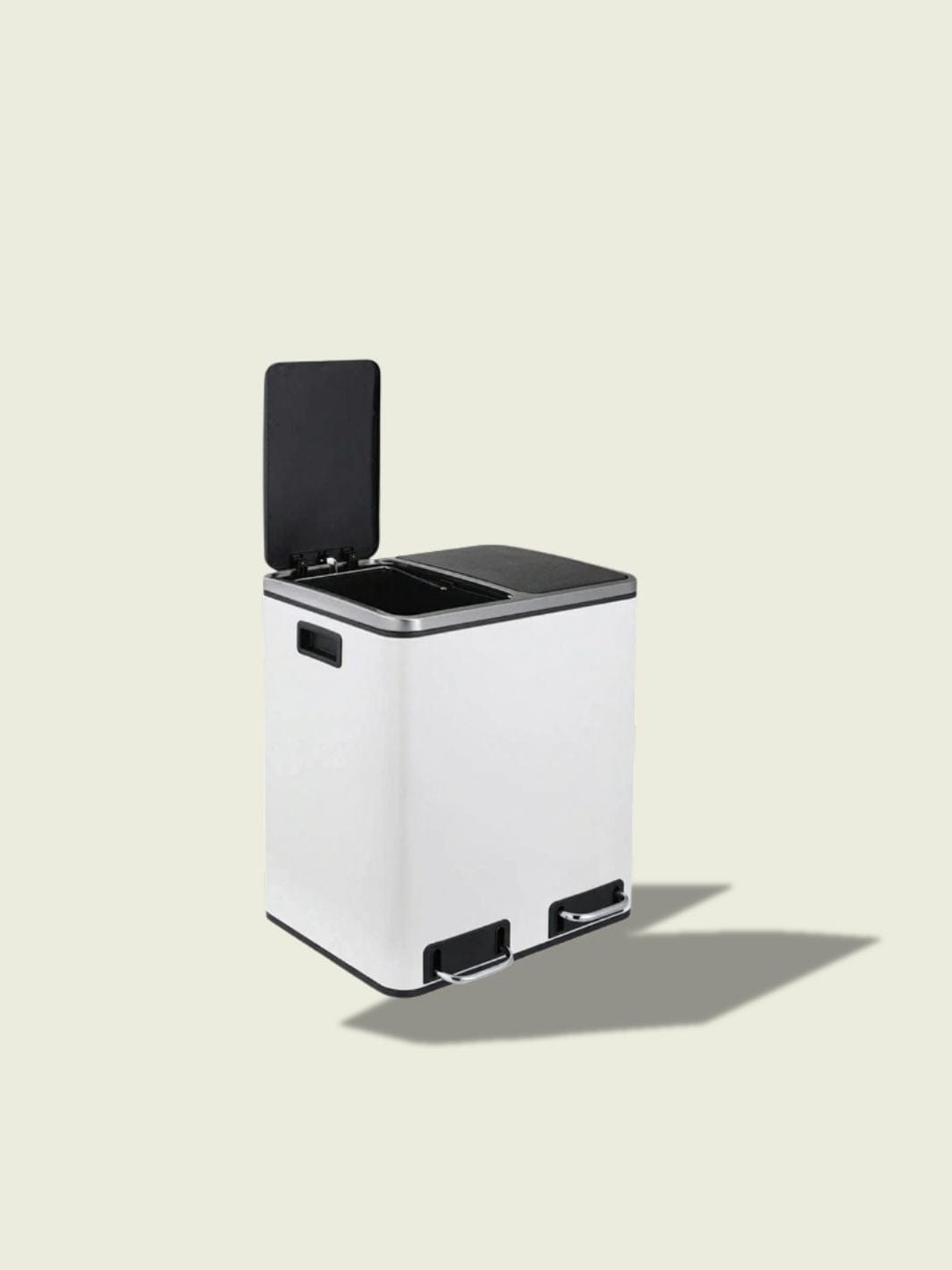Poubelle de tri inox