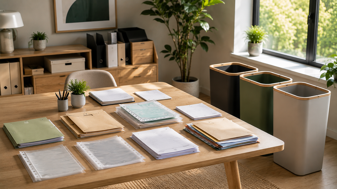 Dans quelle poubelle jeter les papiers administratifs et documents confidentiels