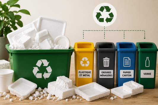 Dans quelle poubelle mettre le polystyrène - guide tri et recyclage