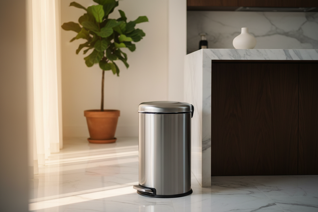 poubelle inox argent poubelle factory 