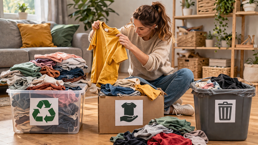 Dans quelle poubelle jeter les vêtements usagés ?