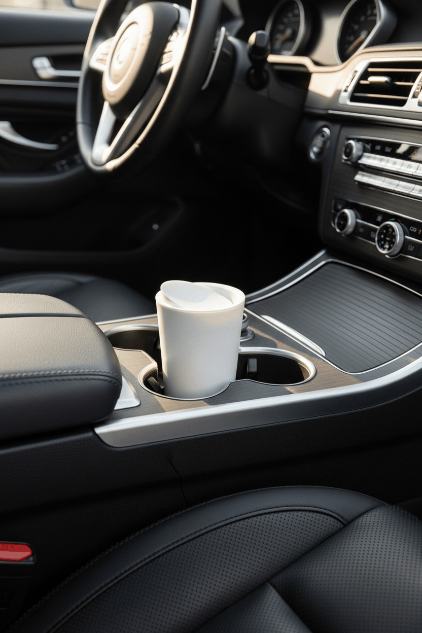 Petite poubelle voiture Eco Vroom format 16,5 × 6,5 × 9 cm