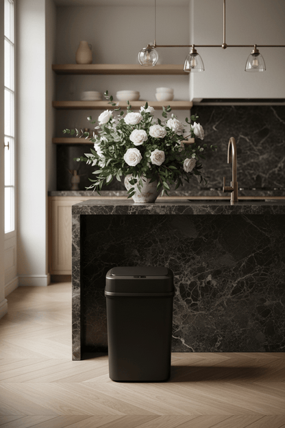 Poubelle Automatique Noire​ | Poubelle Factory