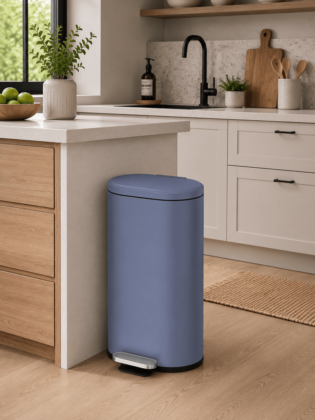 Poubelle Bleu​