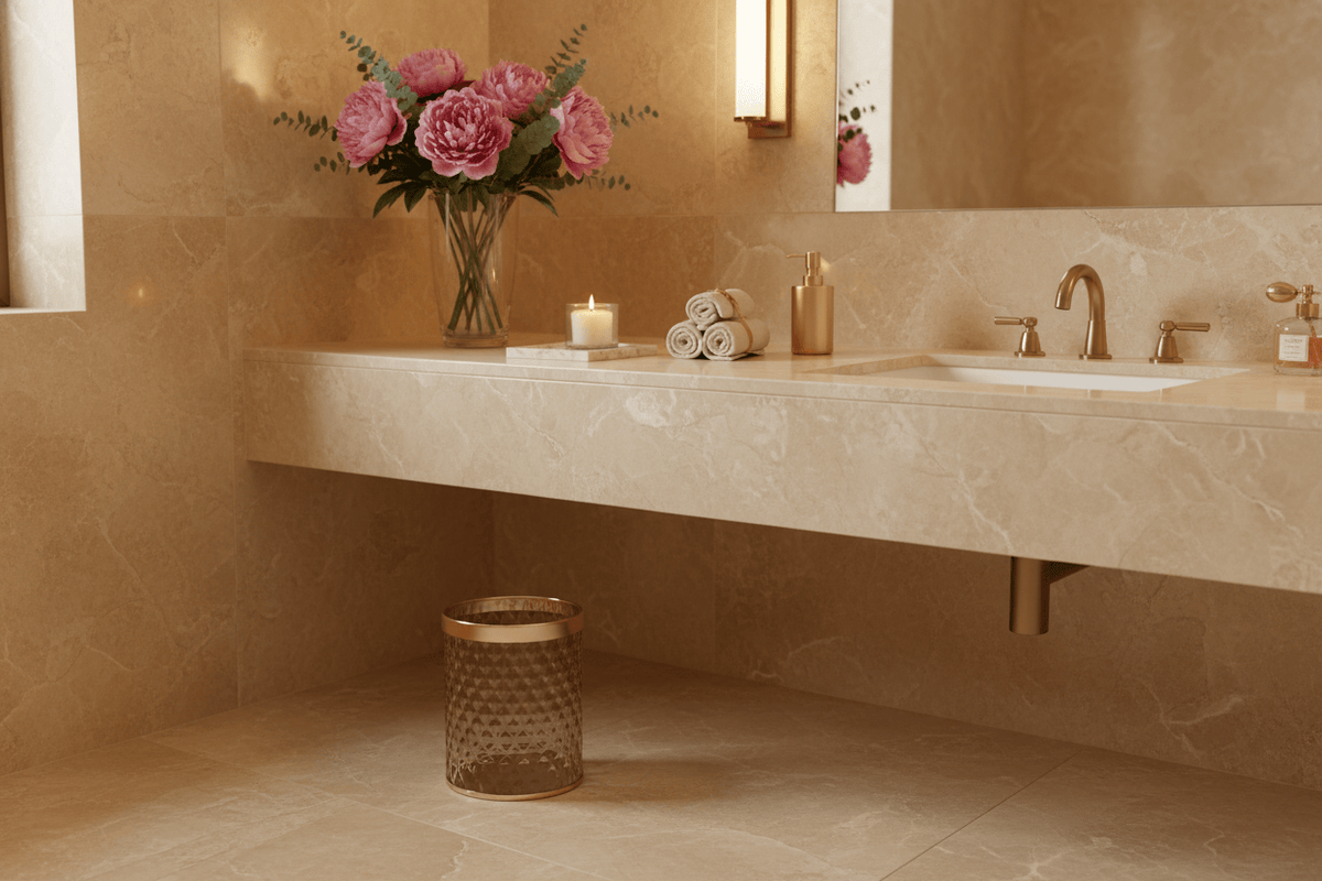 Poubelle chic salle de bains​ | Poubelle Factory