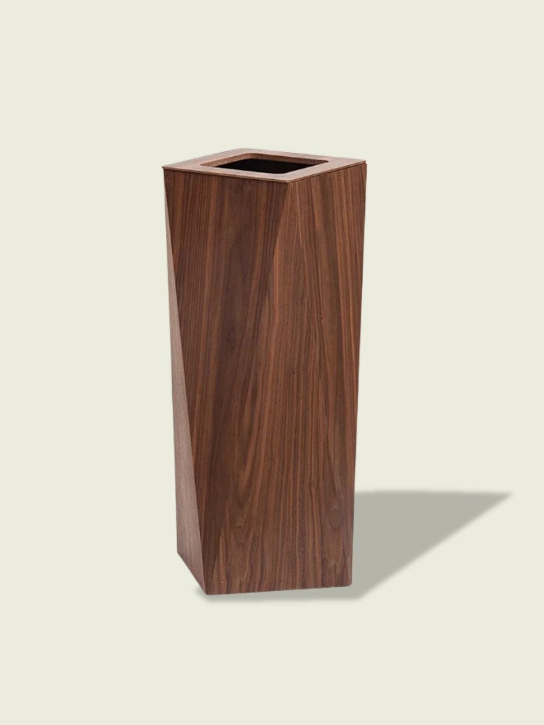 Poubelle de cuisine en bois