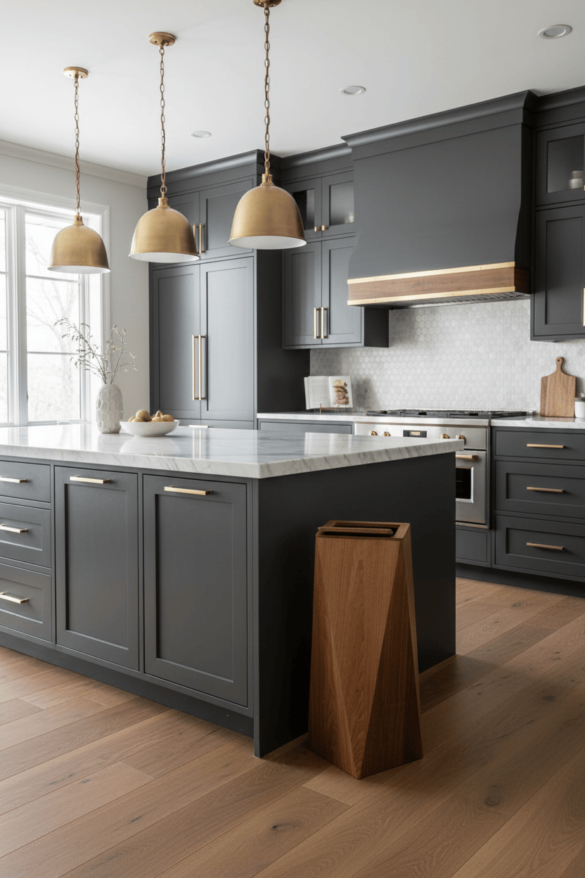 Poubelle de cuisine en bois | Poubelle Factory