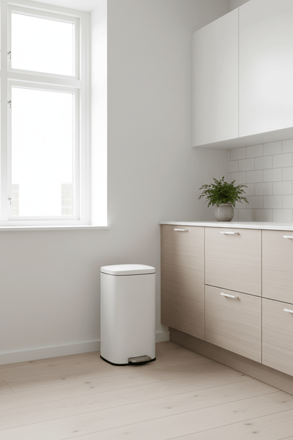 Poubelle de cuisine inox 30L | Poubelle Factory