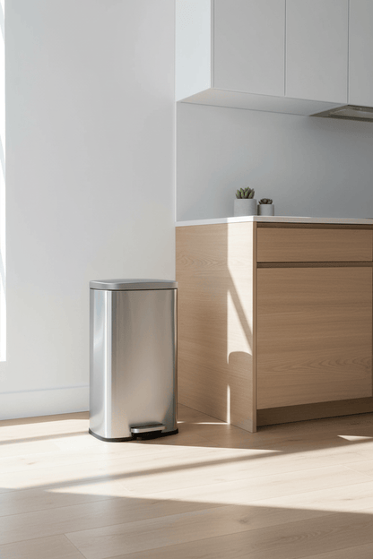 Poubelle de cuisine inox 30L | Poubelle Factory