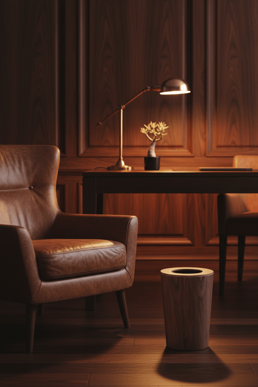 Poubelle en Bois d'Intérieur​ | Poubelle Factory
