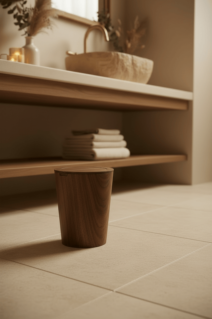 Poubelle en Bois d'Intérieur​ | Poubelle Factory