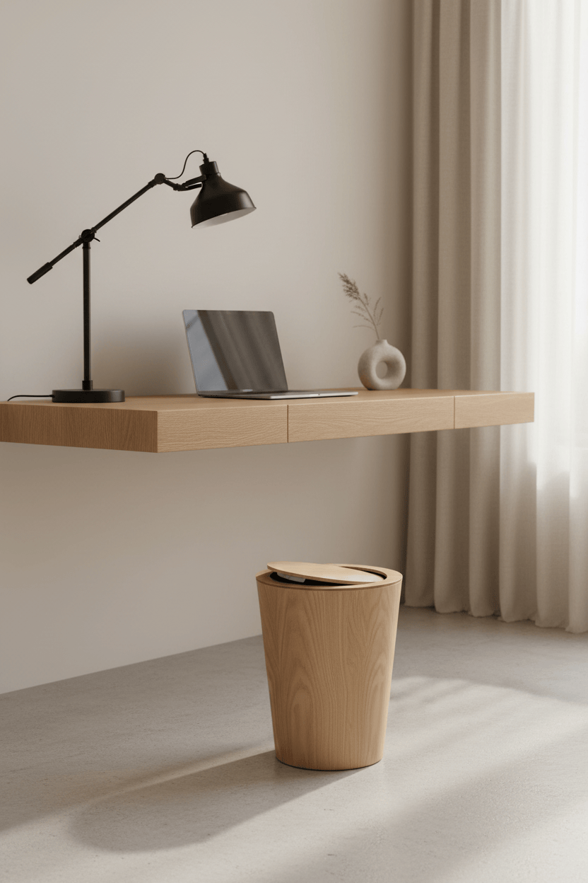 Poubelle en Bois d'Intérieur​ | Poubelle Factory