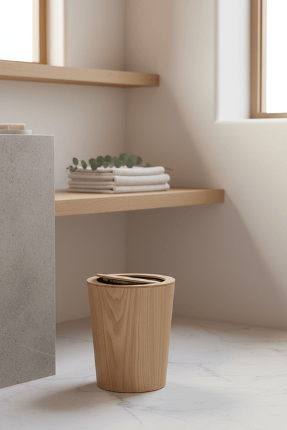 Poubelle en Bois d'Intérieur​ | Poubelle Factory