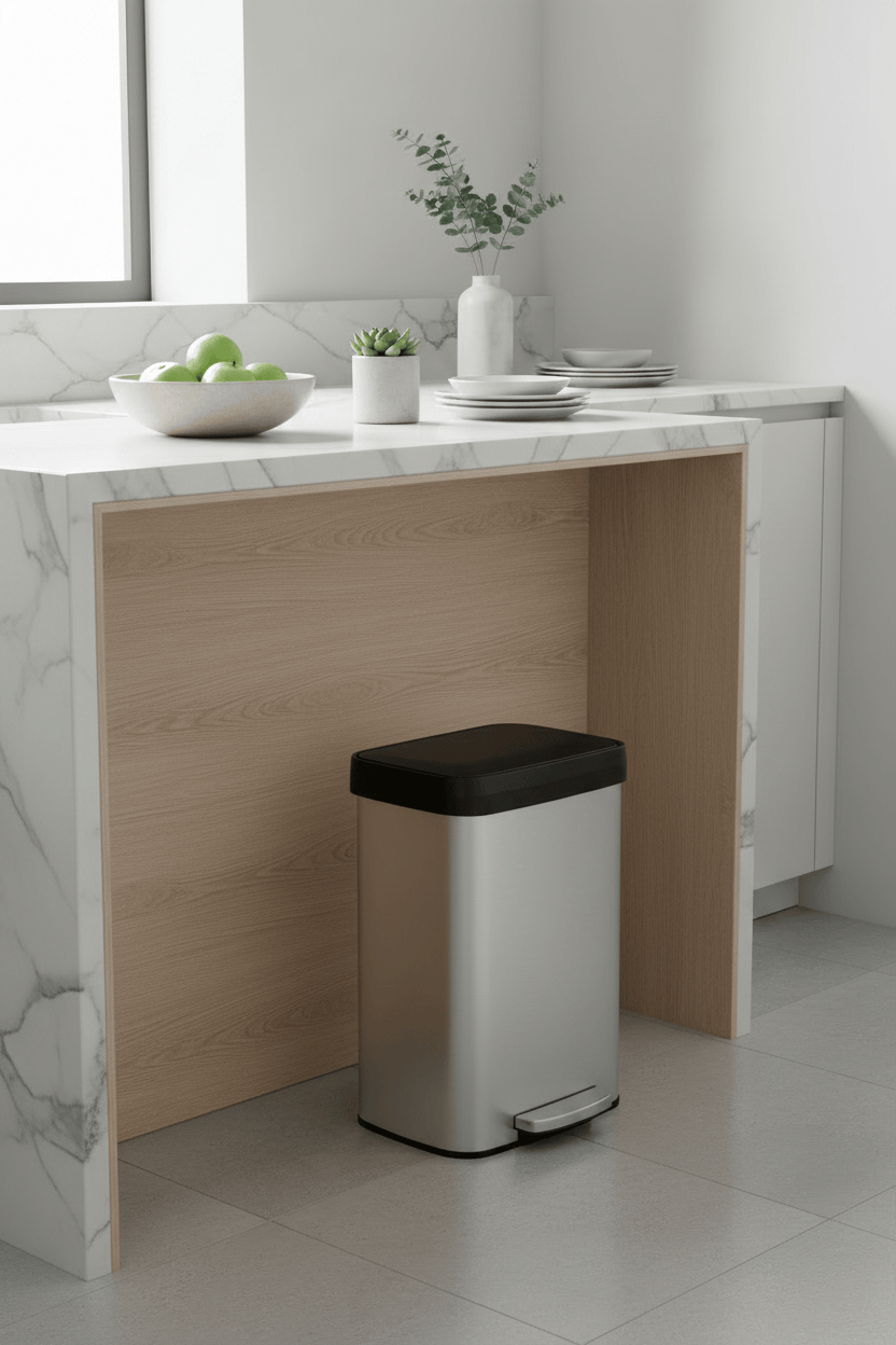 Poubelle Inox 50 L | Poubelle Factory