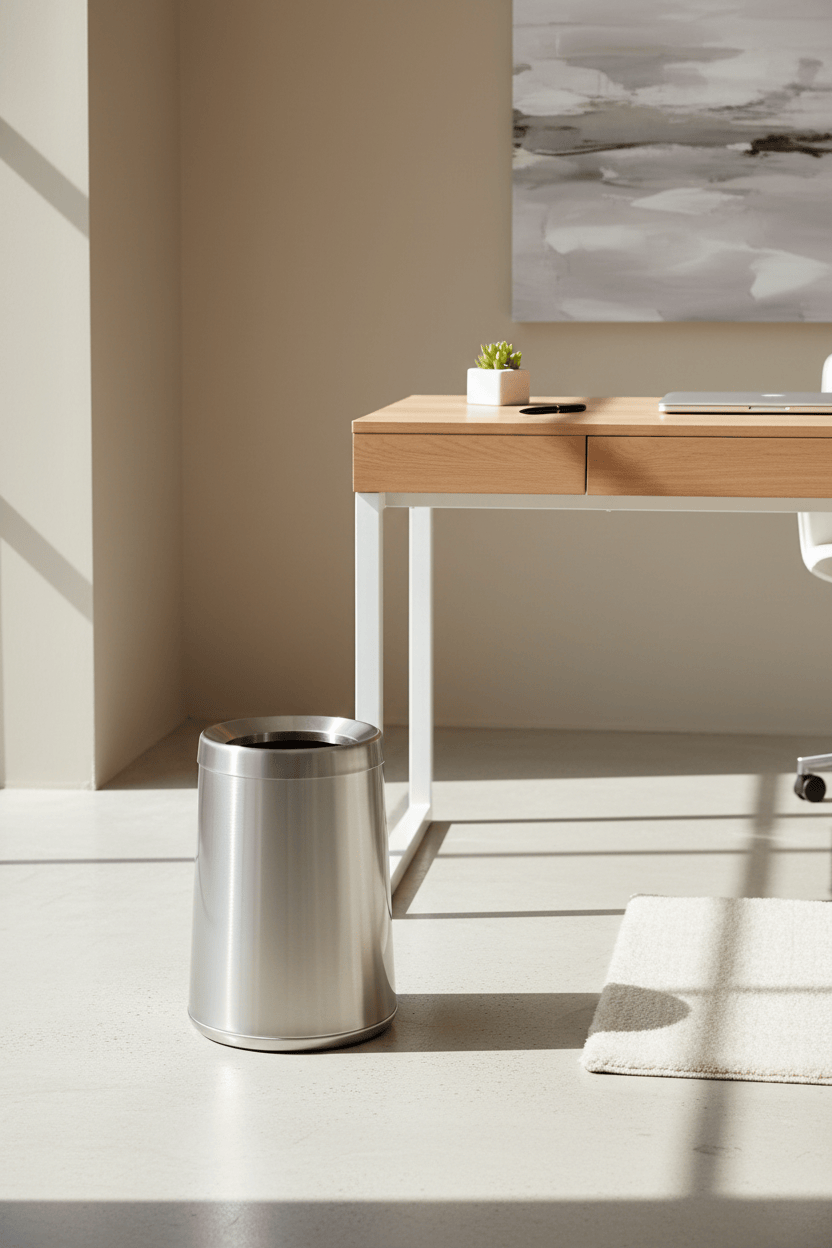 Poubelle Inox GoldAura 10L | Poubelle Factory