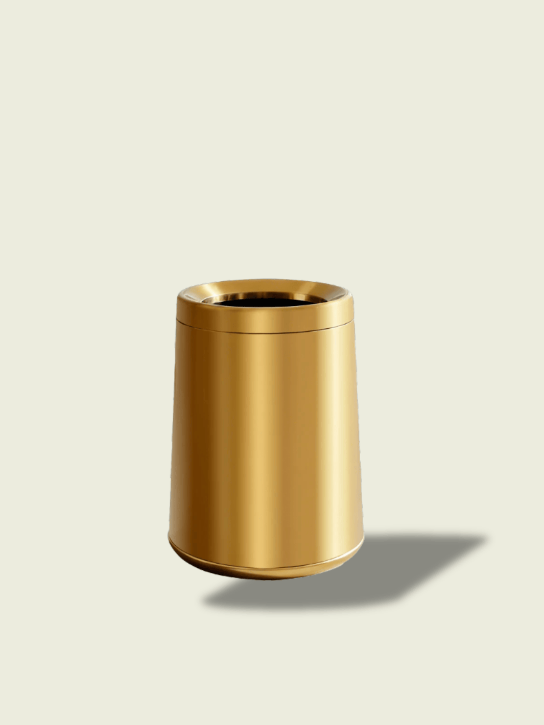 Poubelle Inox GoldAura 10L | Poubelle Factory