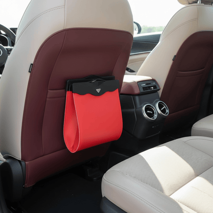Poubelle Voiture DriveFold Cuir PU LED – Fermeture Magnétique | Poubelle Factory